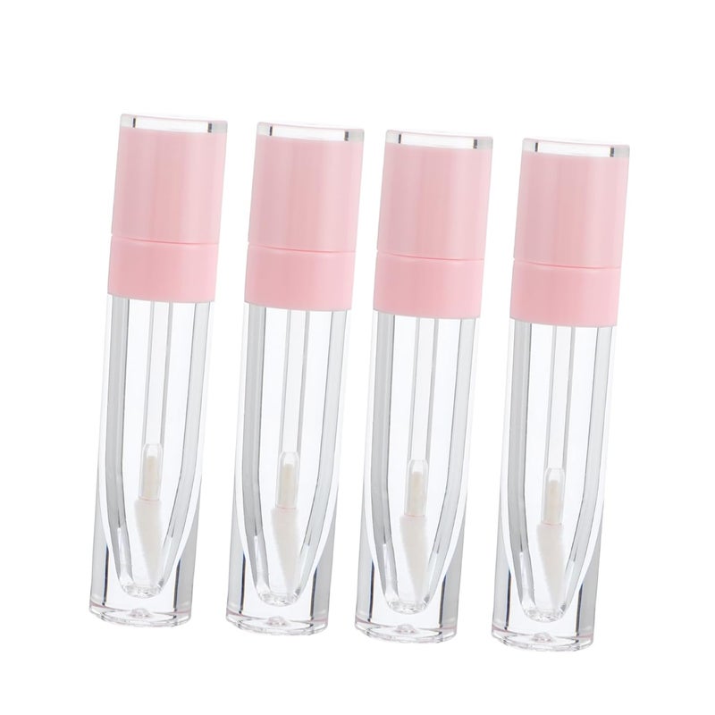 10pcs Refillable Lip Gloss Tubes Round Lip Balm Containers with Wand Compact for for Mixing and Storing Your Favorite Shades - Image 1