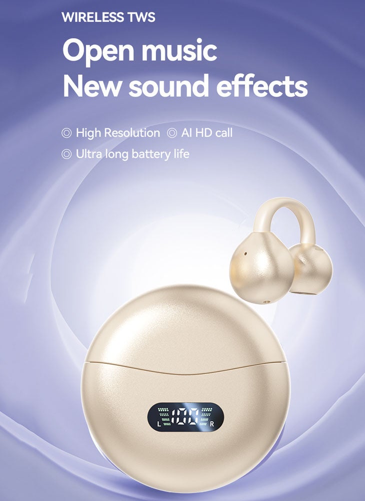 تشوميل سماعة رأس بلوتوث لاسلكية مثبتة على الأذن من برلين ساوند، سماعات أذن ذات توصيل عظمي في الهواء الطلق، عمر بطارية طويل - Image 5