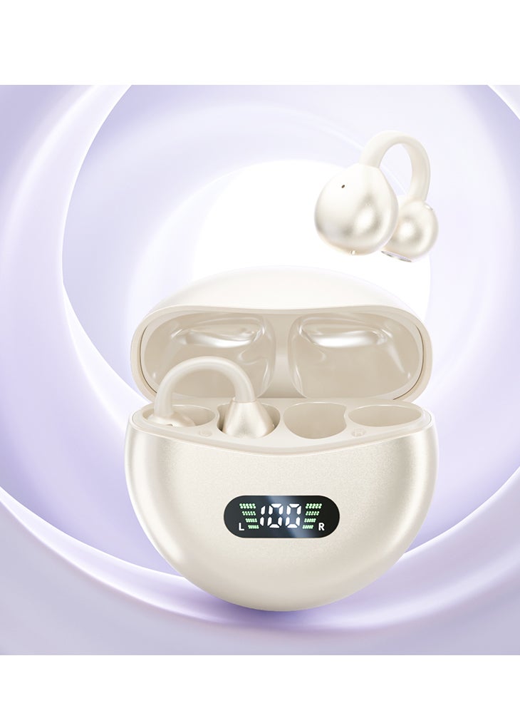 تشوميل سماعة رأس بلوتوث لاسلكية مثبتة على الأذن من برلين ساوند، سماعات أذن ذات توصيل عظمي في الهواء الطلق، عمر بطارية طويل - Image 3