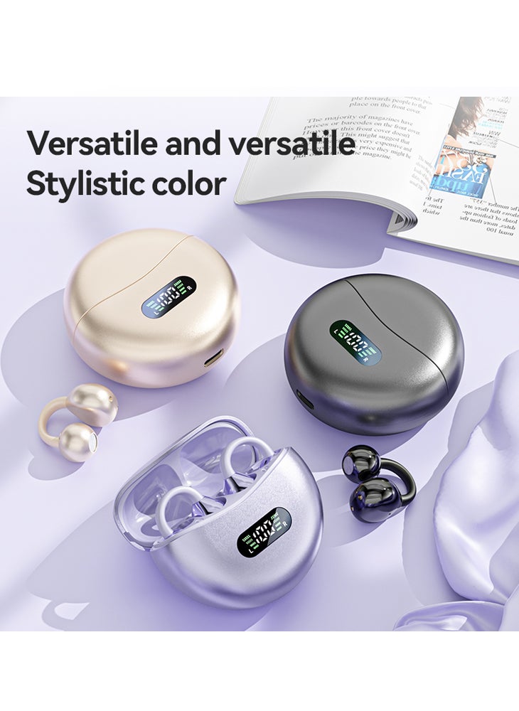 تشوميل سماعة رأس بلوتوث لاسلكية مثبتة على الأذن من برلين ساوند، سماعات أذن ذات توصيل عظمي في الهواء الطلق، عمر بطارية طويل - Image 4