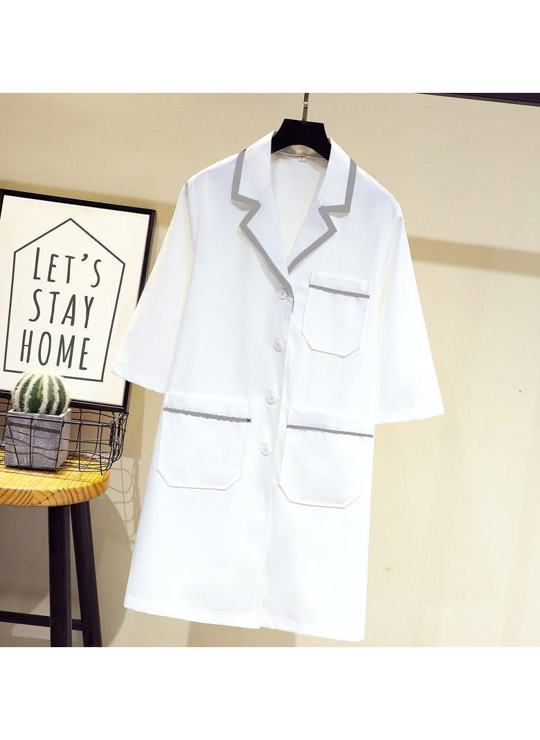 KUYING Summer Style Lab Coat For Door-To-Door Medical Work Clothes  - Image 1
