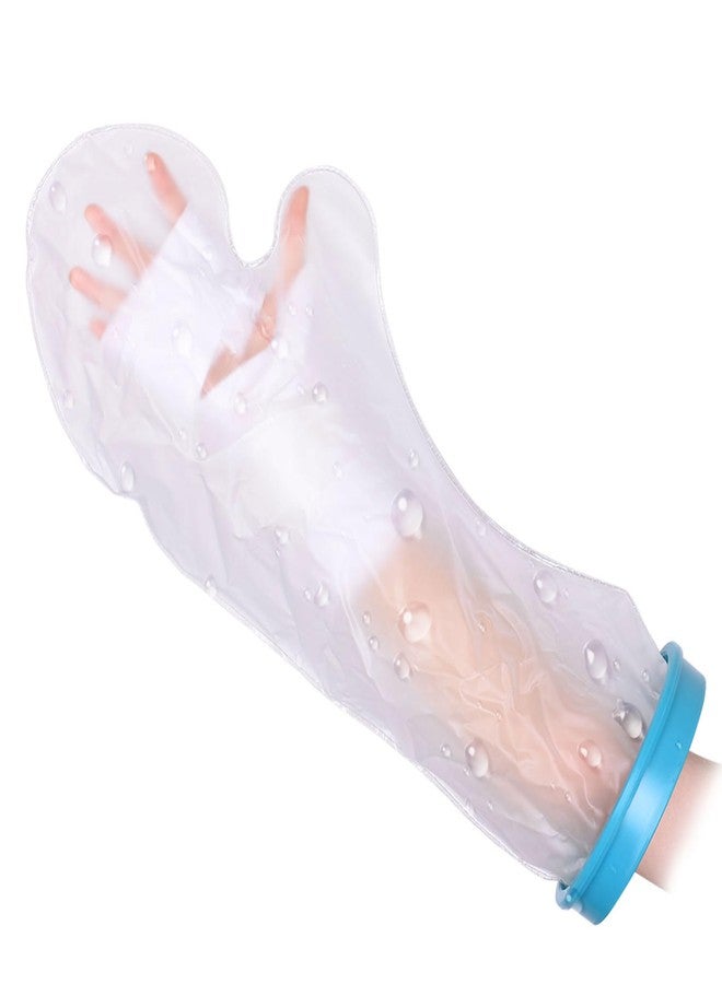 WNHTFAC Waterproof Arm Cast Cover for Shower Kids, Reusable Child Half Arm Cast Protector Covers Cast Sleeve Comfortable Watertight Seal Keep Wounds Dry Bath Bandage Broken Hand Wrist Finger Arm Wound Cover - Image 1