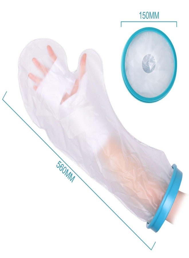 WNHTFAC Waterproof Arm Cast Cover for Shower Kids, Reusable Child Half Arm Cast Protector Covers Cast Sleeve Comfortable Watertight Seal Keep Wounds Dry Bath Bandage Broken Hand Wrist Finger Arm Wound Cover - Image 4