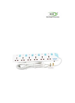 HCE 6-Pin Universal Power Extension Cable White/Blue 5meter 
