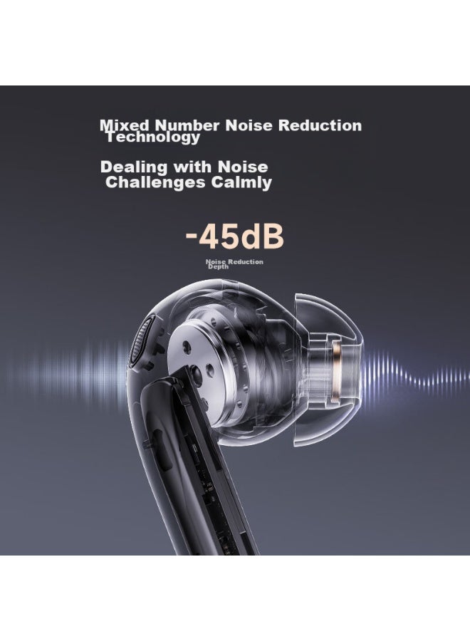 Walker Flower Edifier Hua Zai Evo Pro Wireless Bluetooth Headphones, Hybrid Active Noise Cancellation, Gold Standard Certified, Compatible With Apple, Huawei, Xiaomi, Mother-of White - Image 2