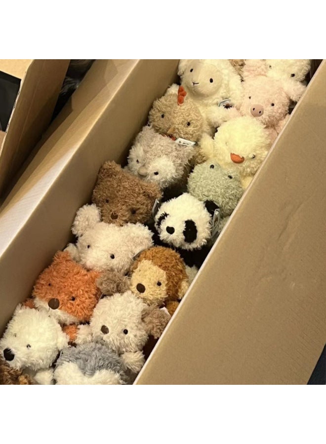 Cute Pet Animal Doll Plush Toy Curly Small Animal Grasping Machine Doll Wedding Throwing Doll Female Birthday Gift-Color:Orange Fox-Height:20cm（0.1kg） - Image 3