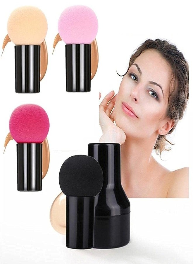 داتناسياد مجموعة إسفنجات تجميلية من داتناساياد، قطعة واحدة مع علبة، إسفنجة بودرة على شكل فطر، إسفنجة تجميل، إسفنجة وجه، إسفنجات مكياج خالية من اللاتكس، فرش مكياج لكريم الأساس والكونسيلر، جافة ومبللة - Image 1