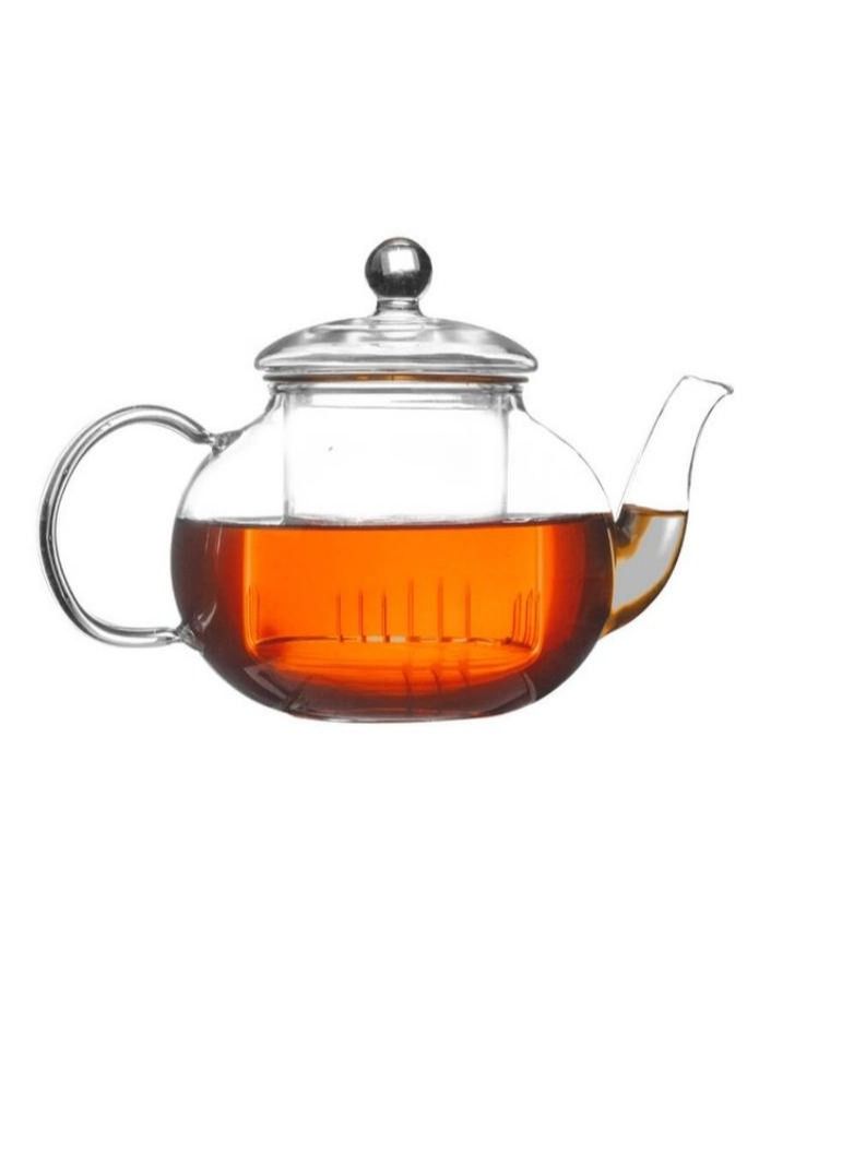 Tealand Dishwasher Safe Heat Resistant Glass Teapot with Removable Glass Infuser for Loose Tea and Tea Maker (0.6 L)  - Image 2