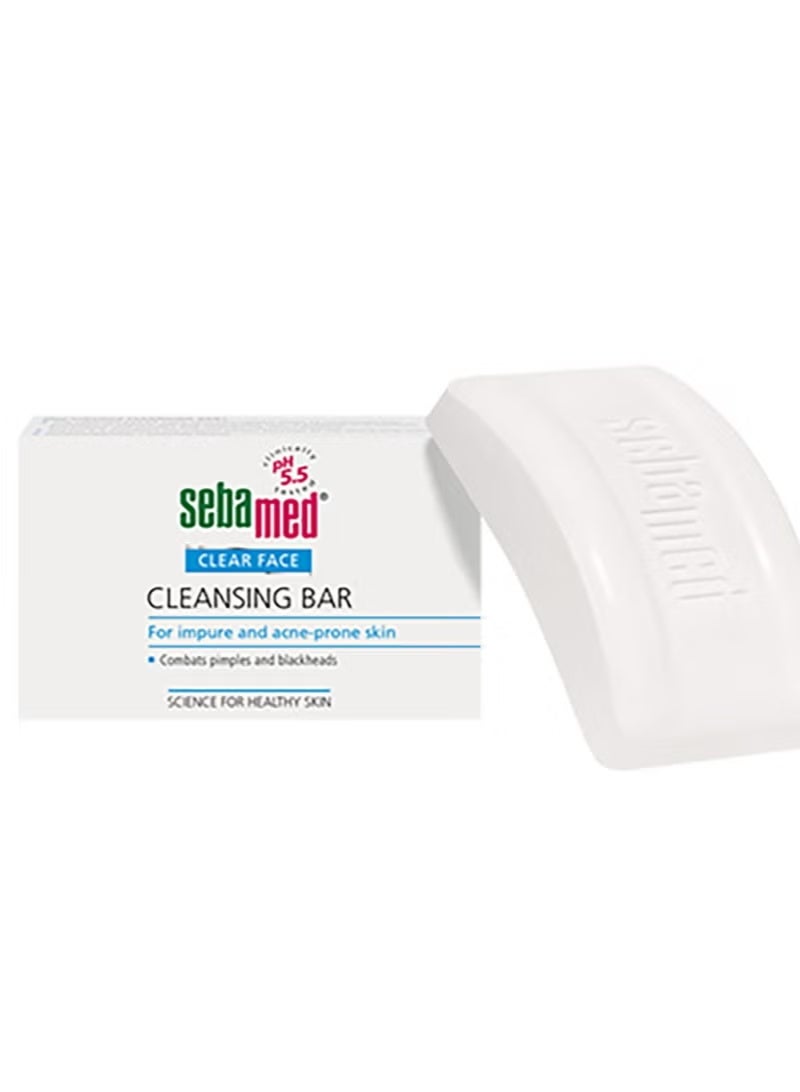 سيباميد صابون تنظيف الوجه الشفاف بدرجة حموضة 5.5، أبيض، 100 جرام