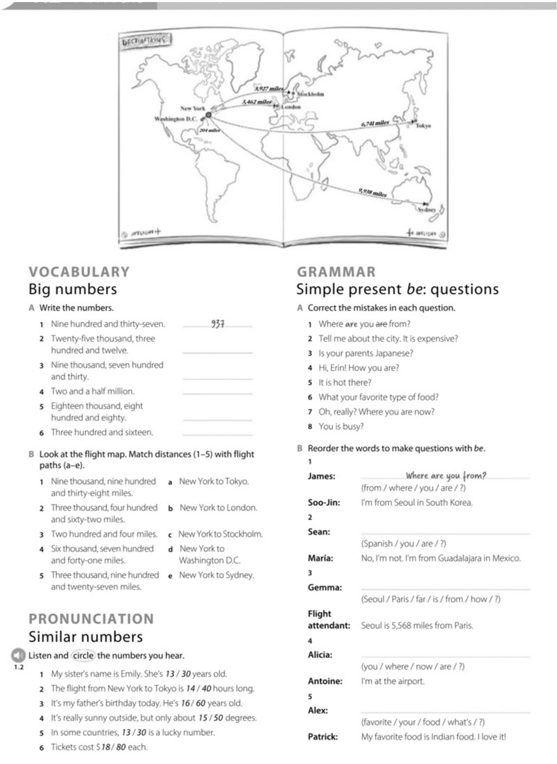 null - American Language Hub Level 1 Workbook without Key + Access to Audio - Image 1