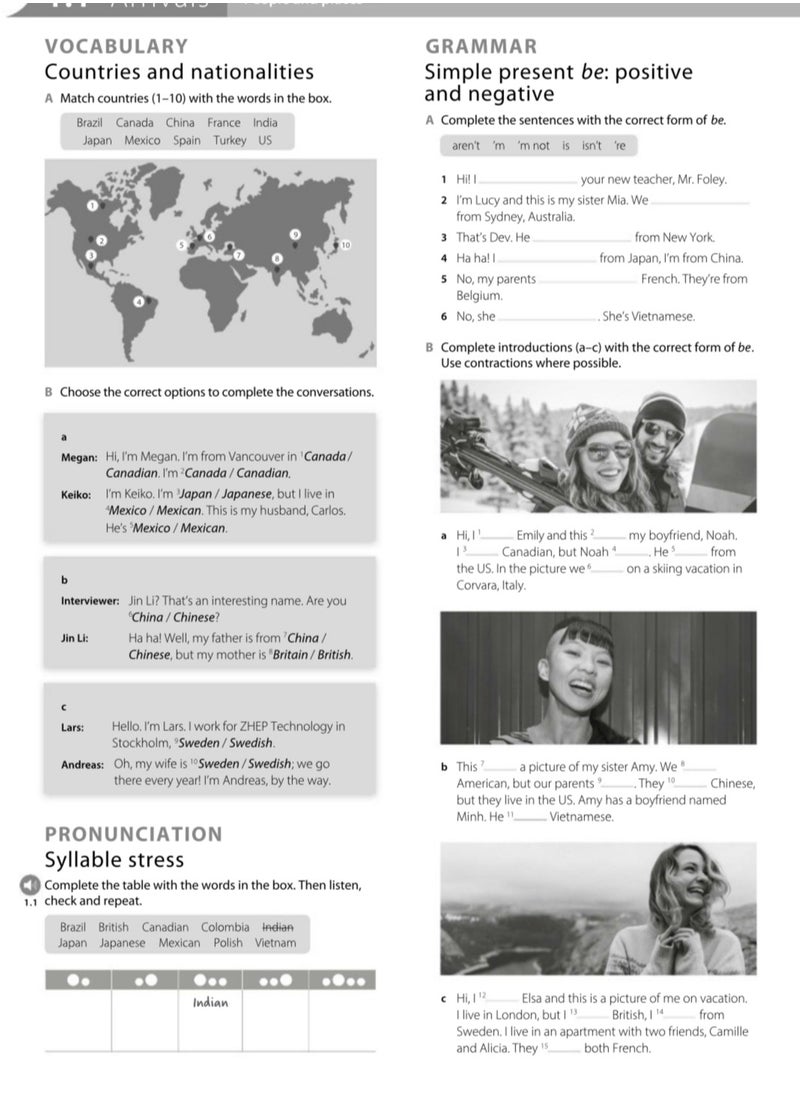 null - American Language Hub Level 1 Workbook without Key + Access to Audio - Image 1