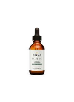 cremo Cremo Beard Oil, Revitalizing Cedar Forest, 1 fl oz - Restore Natural Moisture and Soften Your Beard To Help Relieve Beard Itch 