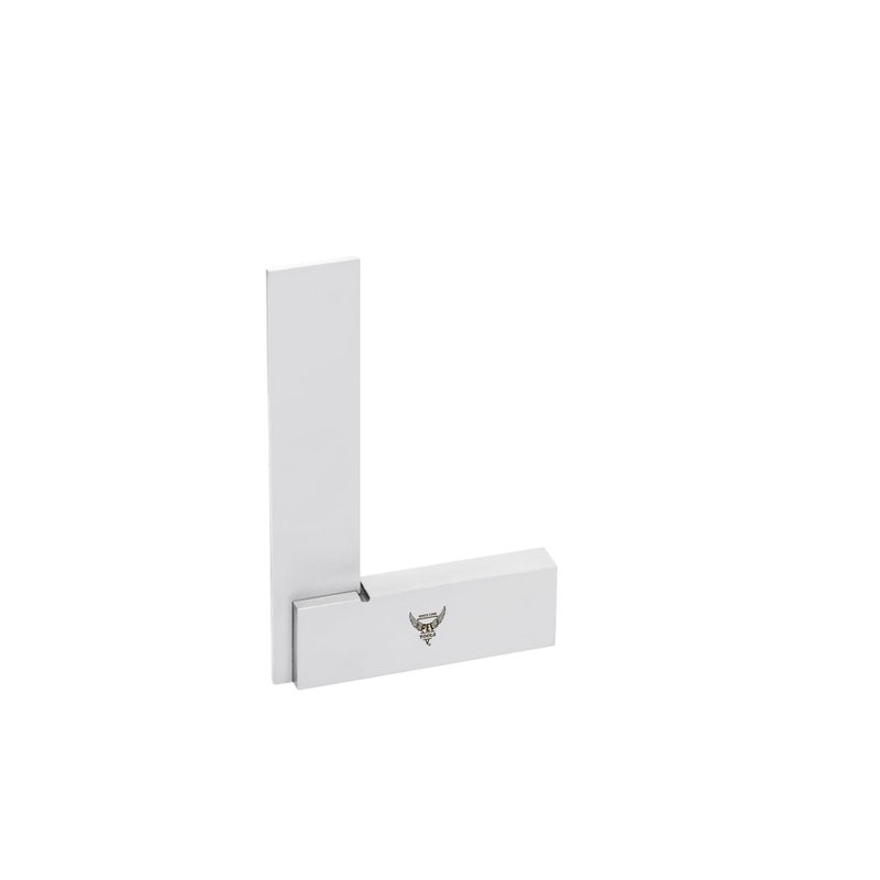 PEC Tools Machinist Square Precision Engineer Wide Seat Square 90 Right Angle Ground Hardened Steel Angle Ruler 3 x 2-1/2 Inch, Suitable for Woodworking and Precision Layout Work - Image 1