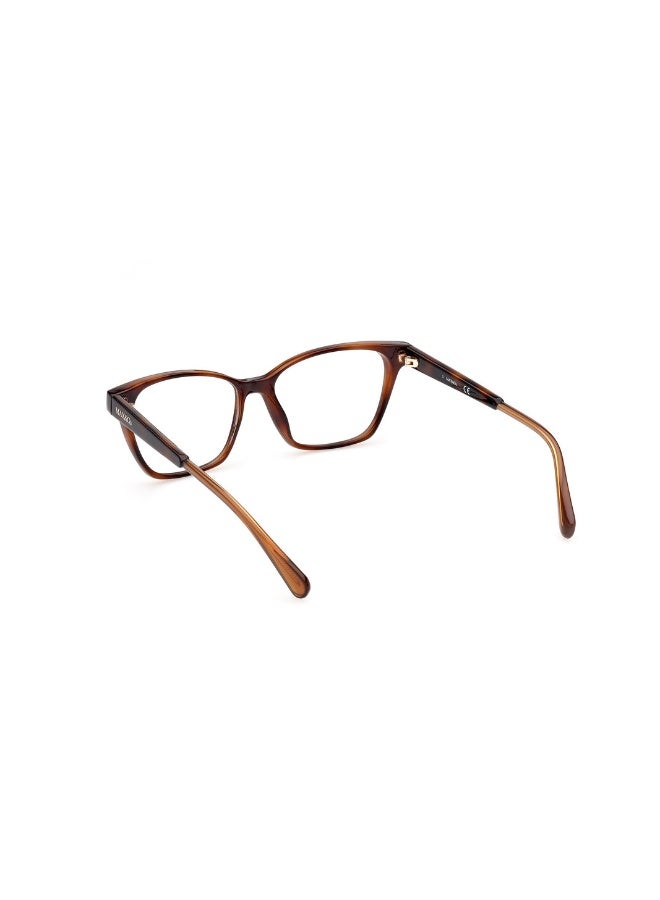 ماكس اند كو نظارة طبية بشكل مربع للنساء بأذرع بلاستيكية MO5072  مقاس 53 - دارك هافانا - Image 3
