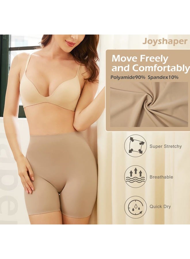 JOYSHAPER Slip Shorts for Anti Chafing Thigh Bands Underwear (Beige-1, Small), Beige-1, S - Image 2