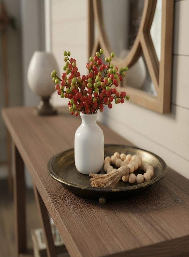 وعاء/طبق زخرفي عتيق من ميفوفو (أسود) - Image 3