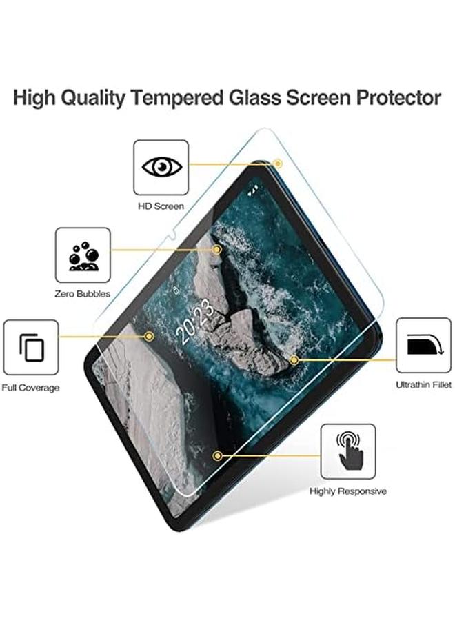 Procases 2 Pack Screen Protector For Nokia T21 2023 Nokia T20 2021 Tablet 10.36 Inch Screen Protector Tempered Glass Screen Film Guard 9H Hardness Ultra Thin Nokia T21 T20 10.4 Inch - Image 2