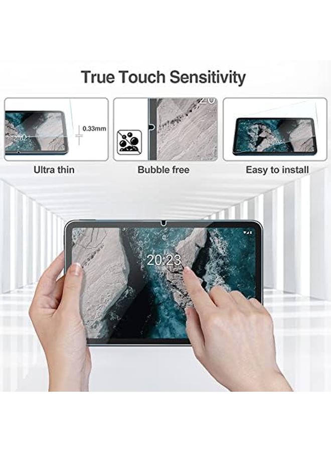 Procases 2 Pack Screen Protector For Nokia T21 2023 Nokia T20 2021 Tablet 10.36 Inch Screen Protector Tempered Glass Screen Film Guard 9H Hardness Ultra Thin Nokia T21 T20 10.4 Inch - Image 3