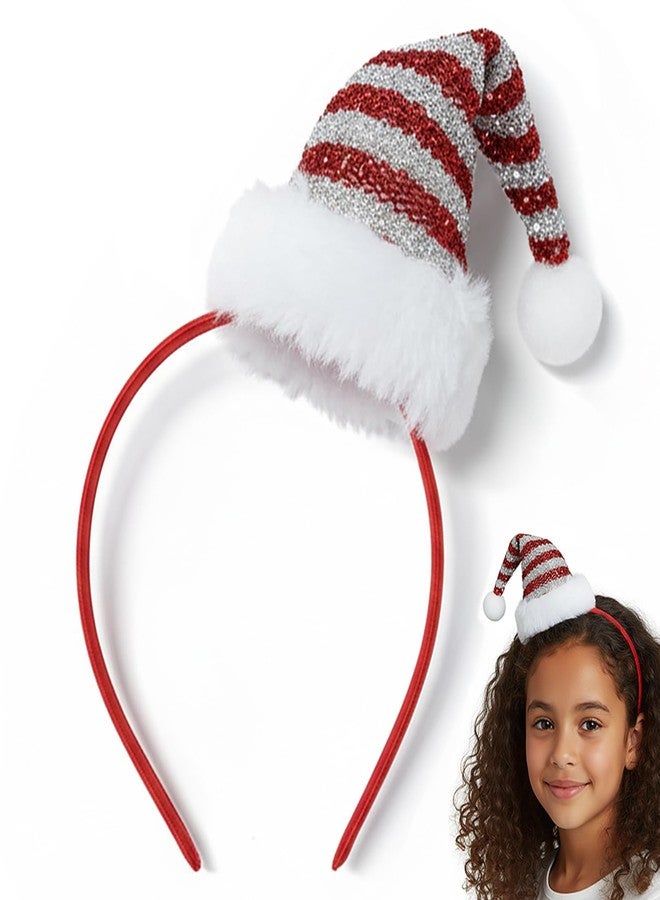 ForBaysy Christmas Hat Headbands For Women and Girls Santa Xmas Hat For Christmas Party Decoration Headwear - Image 1