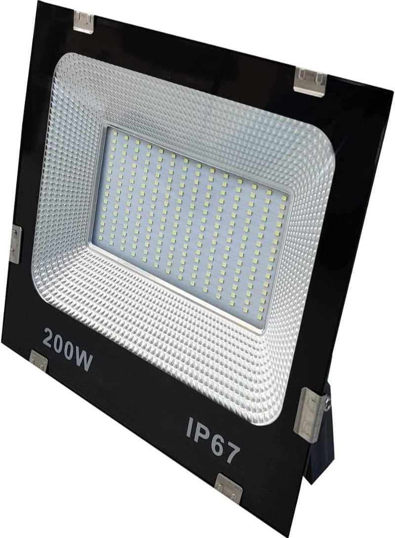 200W LED Floodlight, IP67 Waterproof, 6600 Lumens, 6500K Cool White, Outdoor Lighting - Image 1
