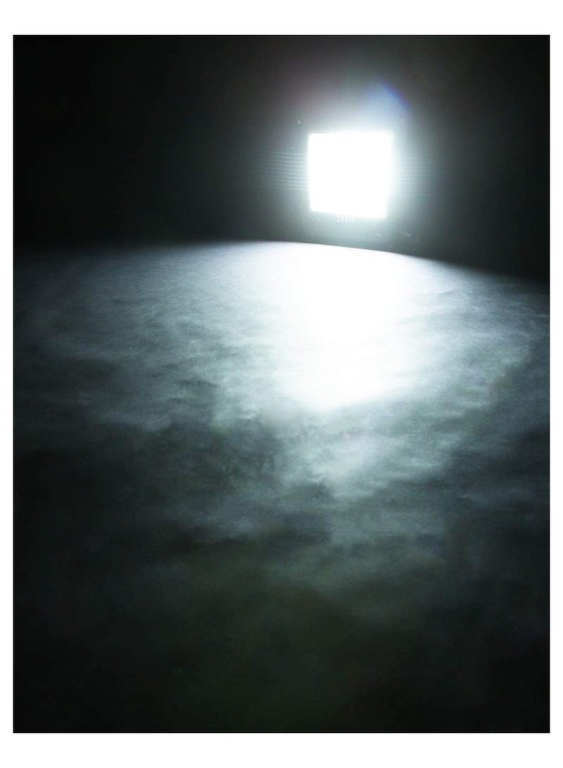 200W LED Floodlight, IP67 Waterproof, 6600 Lumens, 6500K Cool White, Outdoor Lighting - Image 3