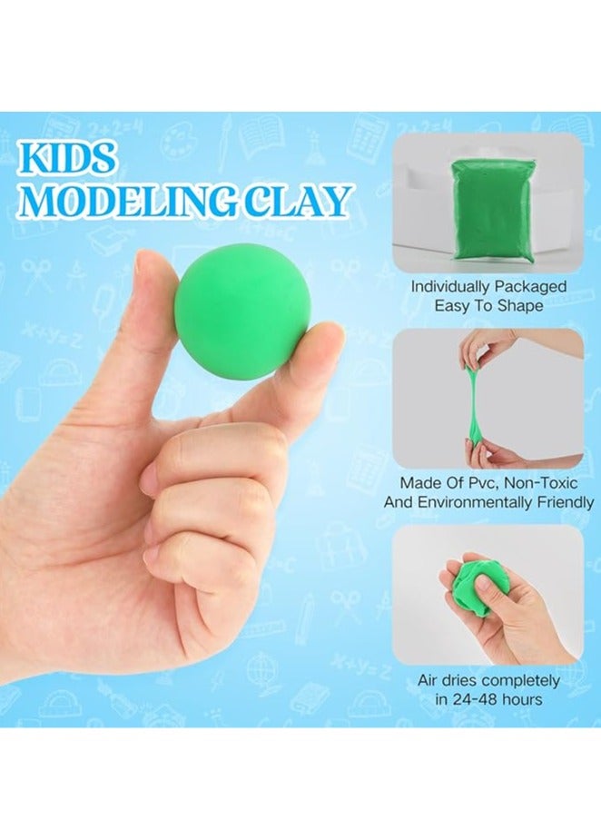 12 color fluffy foam clay suits, with tools - Image 3