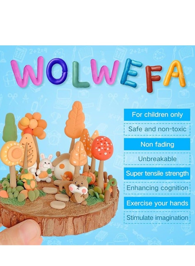 12 color fluffy foam clay suits, with tools - Image 4