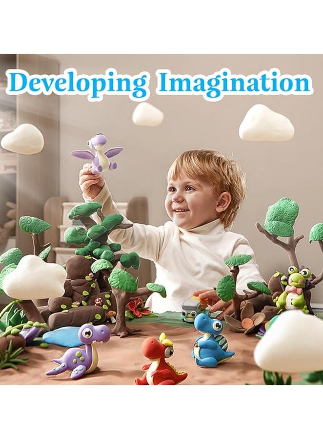 12 color fluffy foam clay suits, with tools - Image 5