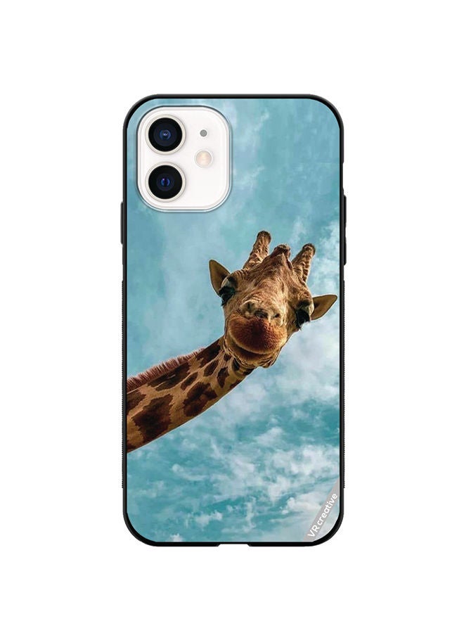 VR CREATIVE Protective Case Cover For Apple iPhone 12 mini Giraffe Design Multicolour - Image 1