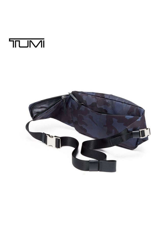 Tumi Devoe Series, Women's Business Travel High-end Fashion Shoulder Crossbody Bag, 0834406nvycm, Navy Blue Camouflage - Image 2