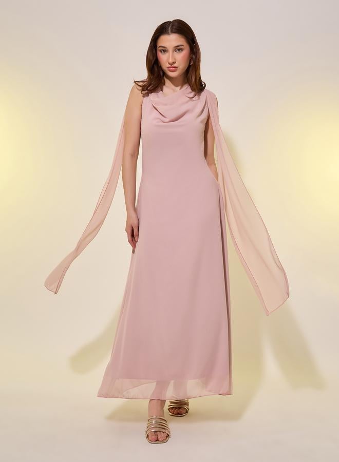 تايك تو فستان شيفون درابيه - Image 1