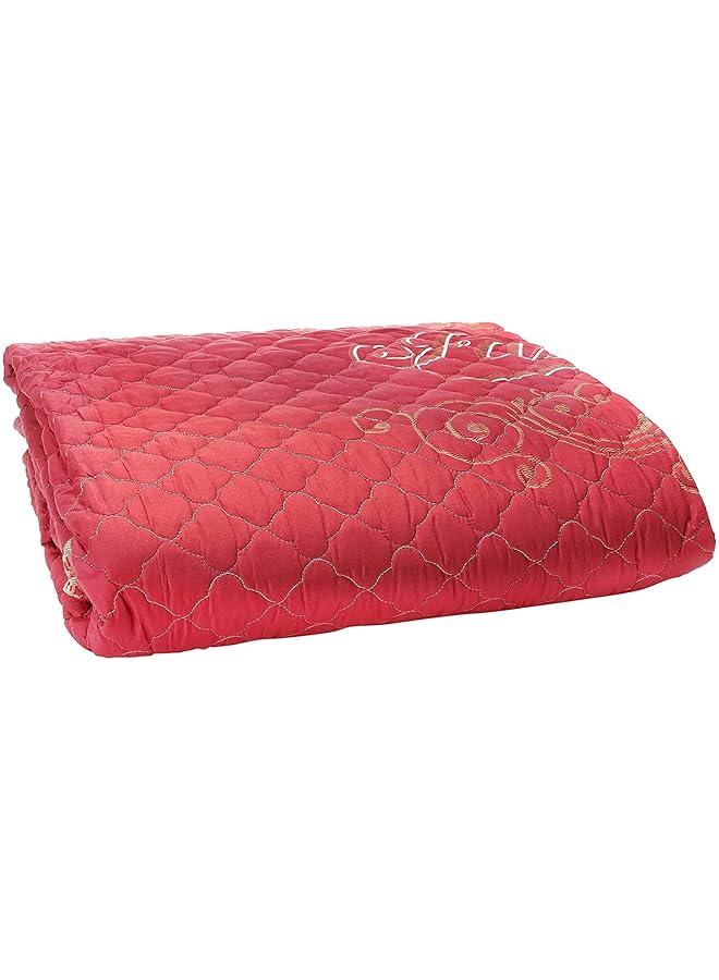 erorex Floral Compressed 6Pcs Comforter Set King Size Px 008 Red - Image 2