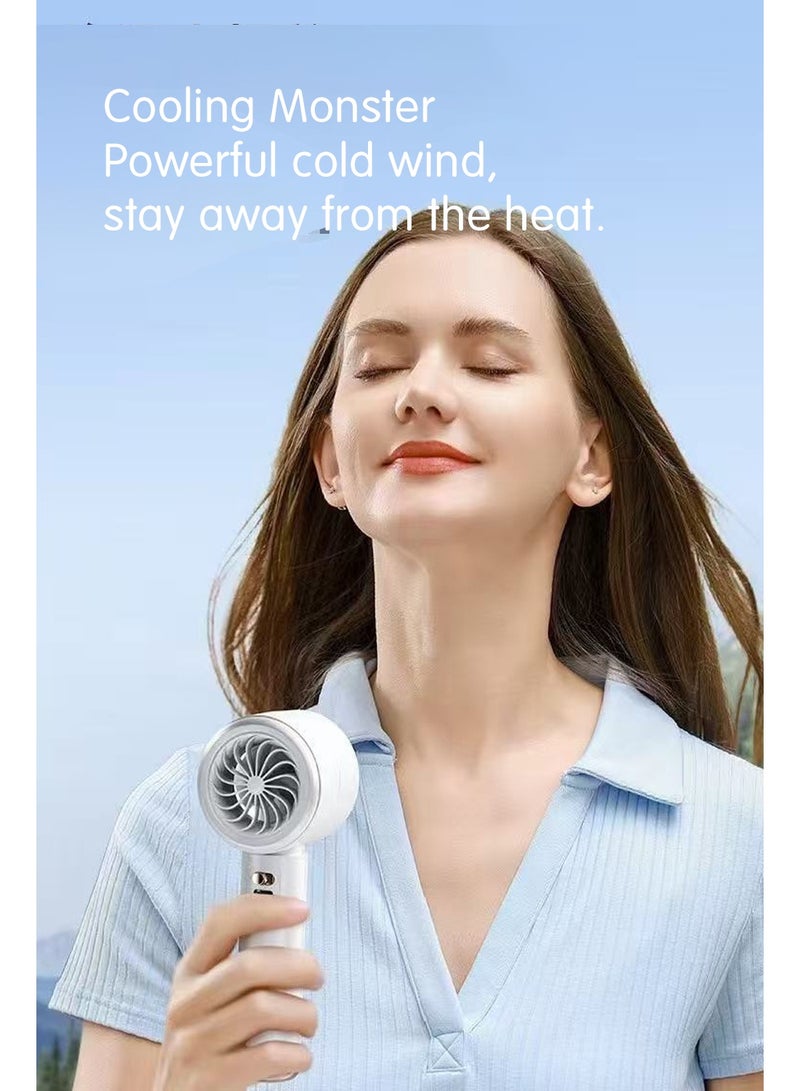 N68 High-Speed ​​Handheld Fan — Portable Mini USB-Rechargeable Outdoor Turbine Fan / Powerful Handheld Blower for Home Use - Image 5