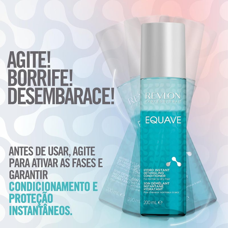 Revlon Professional Equave Hydro Nutritive Detangling Conditioner Blue  200 ml - Image 2