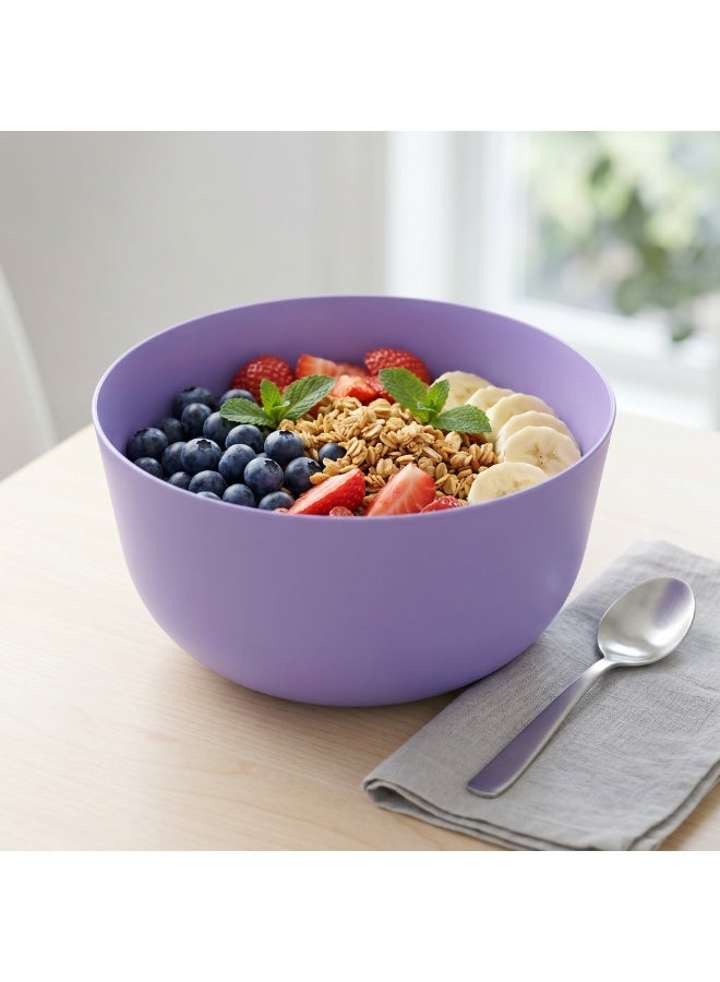 EasyGO Easy-Go Set of Reusable Plastic Bowls 1.1L (3 Bowls) BPA Free PP – Microwave, Freezer & Dishwasher Safe - Lavender - Image 1