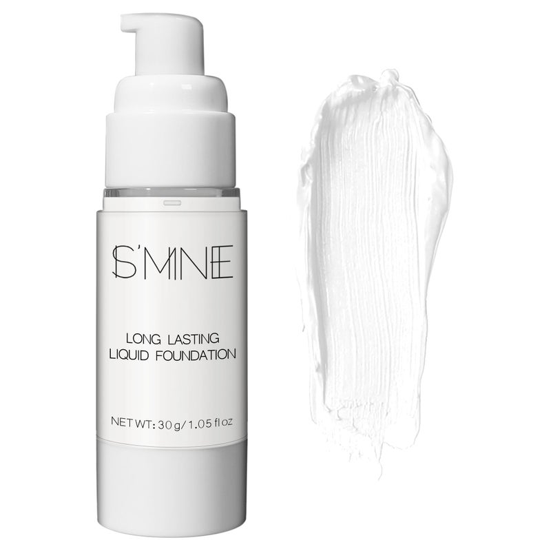 IS'MINE White Liquid Foundation Makeup, Matte Flawless Finish Foundation, Vegan & Cruelty-Free (1.05 Fl Oz, 041) - Image 3
