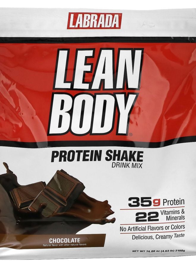 LABRADA Lean Body Protein Shake Drink Mix Chocolate 4.63 lb (2100 g)