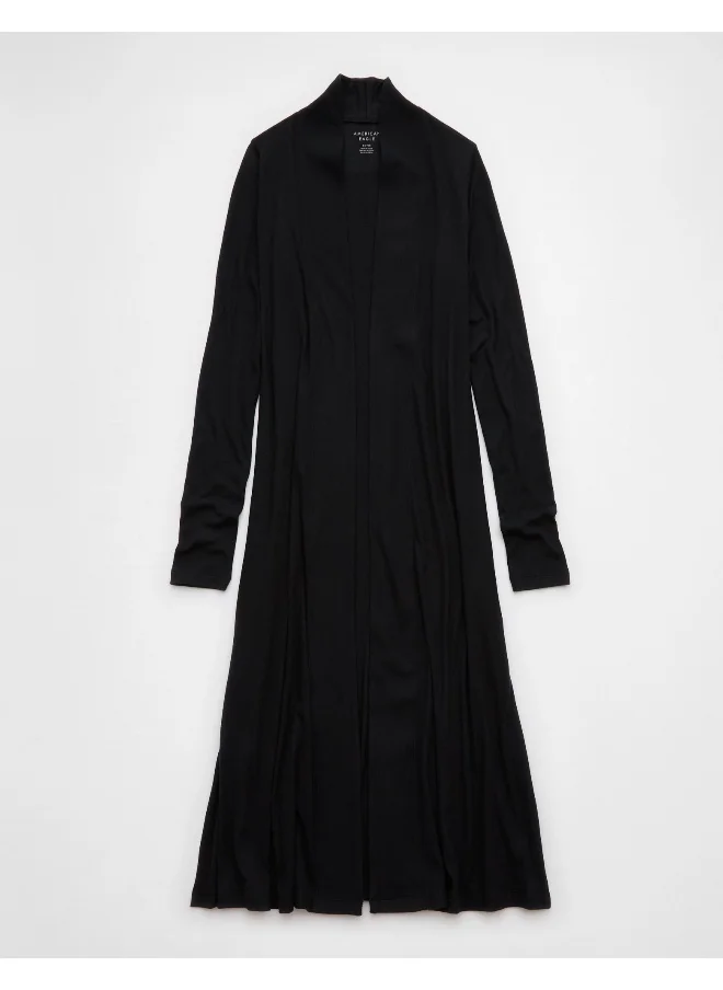 American Eagle AE Open Front Duster Cardigan