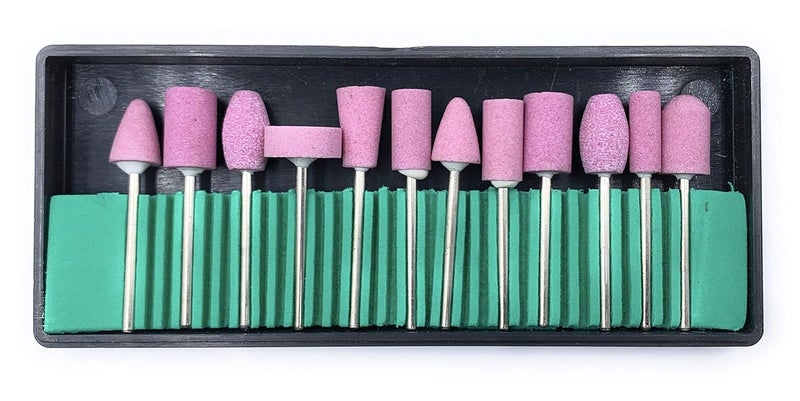 Aone Mini Electric Premium PCB Drill Rotary Machine with Adapter,Diamond Coated & Stone Bur Set Engraving,Drilling,Polishing,Grinding,Buffing on Metal,Plastic,Wax for Jewellery Making,Hobby Craft DIY - Image 5