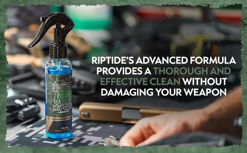 Riptide Armory Advanced Gun Cleaner 4oz - All Purpose Gun Cleaner Targets Carbon Deposits, Metals & Residue - Effective on All Surfaces & Finishes - Veteran Owned & Formulated by US Navy Seal (Combo) - Image 5