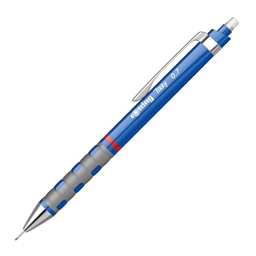 Rotring قلم رصاص ميكانيكي روتراينج 0.7 مم | تيكي | للكتابة السلسة والرسم | أسطوانة زرقاء | قرطاسية - Image 4
