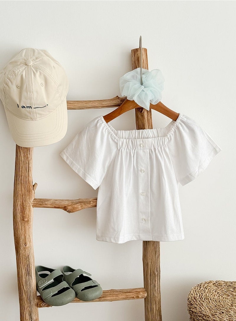 WiNi BEE Girls 2-Piece Playwear Set, Short Sleeve T-Shirt and Leggings Outfit for Toddler Kids, Comfortable Everyday Clothing (2-6Y) - Image 4