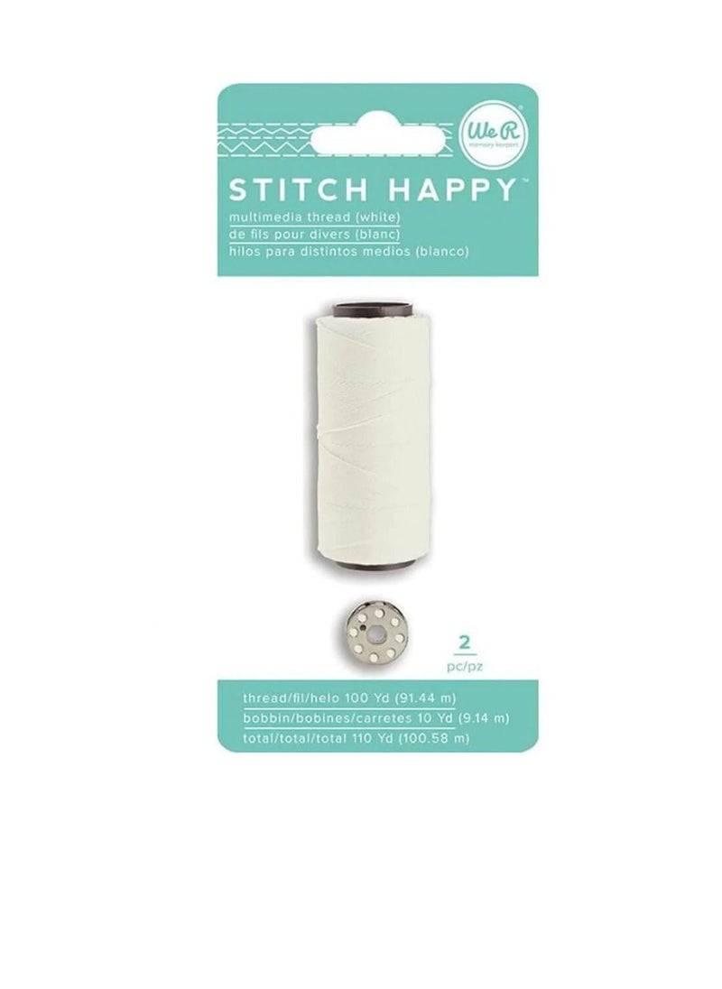 We R Memory Keepers Happy thread stitch  - Image 1