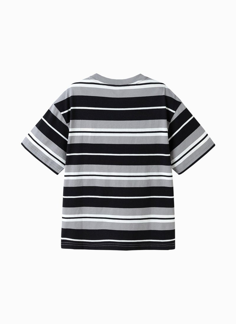 Balabala Kids Boy Round v-neck short-sleeved T-shirt  - Image 5