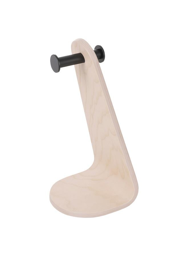 زبون حامل سماعة الرأس، من خشب الدردار - Image 1