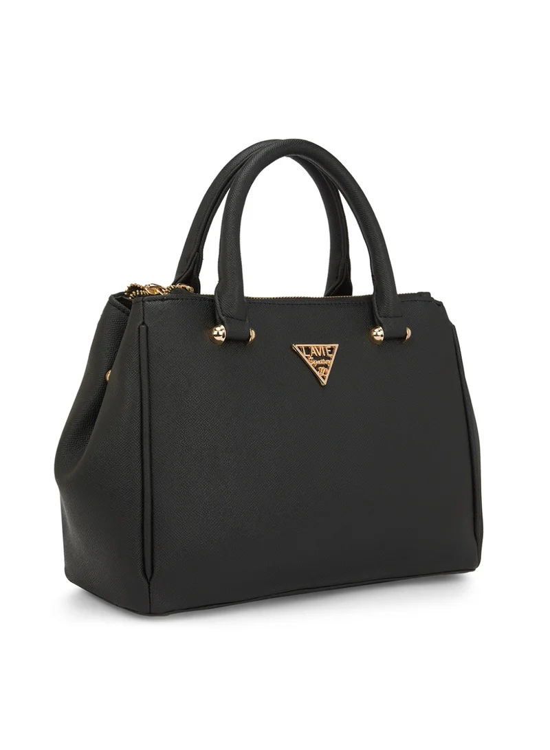 Lavie  Signature Women's 3C Satchel (BLACK) for Women | Best Price UAE