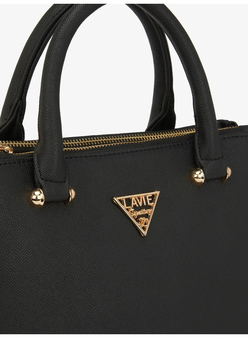 Lavie  Signature Women's 3C Satchel (BLACK) for Women | Best Price UAE