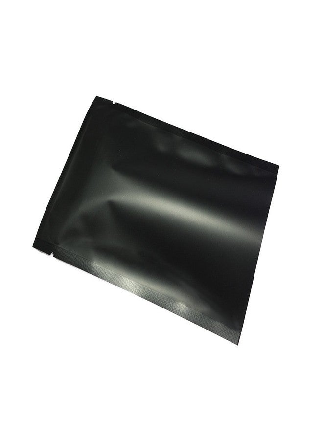 QQ Studio Clear Open Top Colored Metallic Mylar Bag (100 Bags) (Black, Open | 2.8" x 3.9") - Image 3