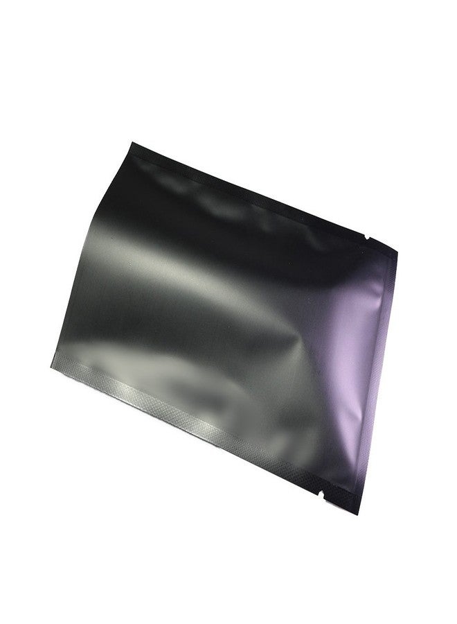 QQ Studio Clear Open Top Colored Metallic Mylar Bag (100 Bags) (Black, Open | 2.8" x 3.9") - Image 4