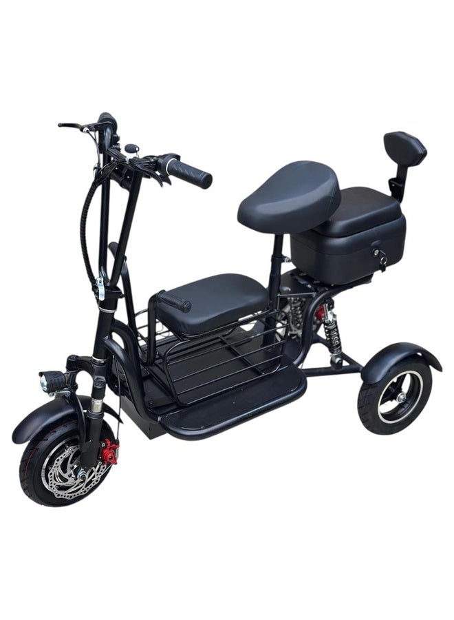 M&G PROMR30 Electric Tricycle Scooter for Seniors – 48V System, 3 Seats, Reverse Gear & Rear Storage Trunk - Image 1